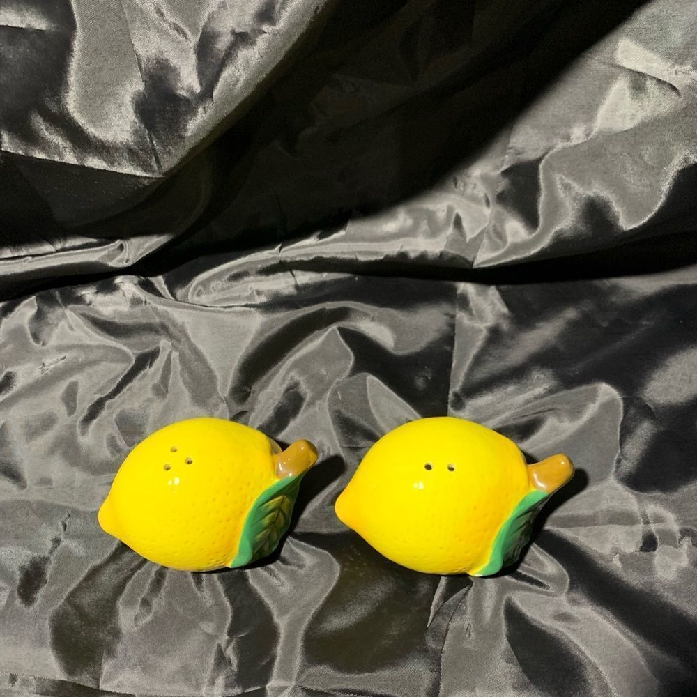 Lemon Salt and Pepper Shakers